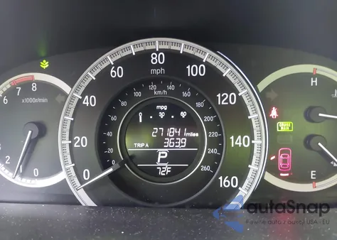 2016 Honda Accord Ex из США, поврежденный, VIN 1HGCR2F75GA166877